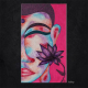 peinture abstraite acrylique bouddha lotus rose violet de Sofieg