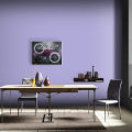 Tableau abstrait de Sofieg "NÉBULGRIS " aux couleurs violet et gris
